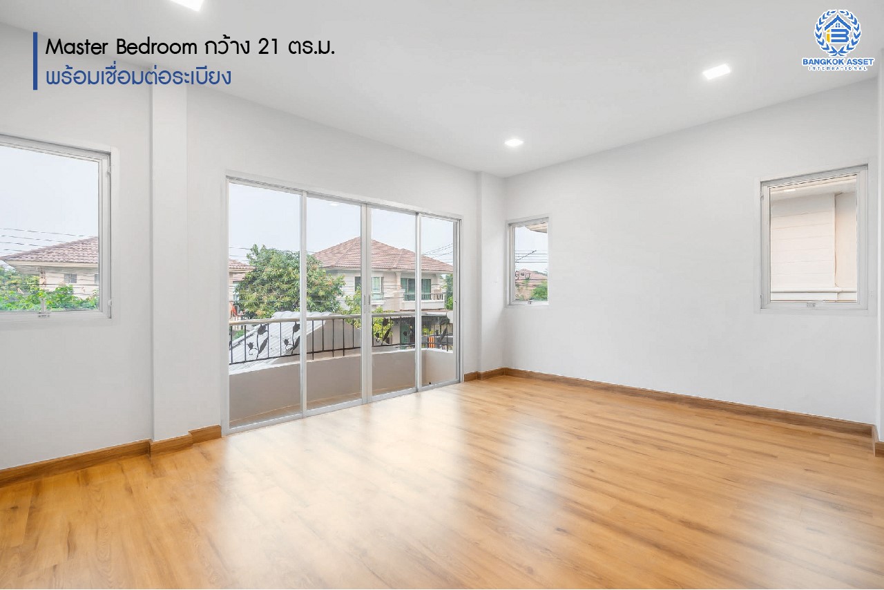 บ้านมือสองตกแต่งใหม่ ม.ศุภาลัยวิลล์ วงแหวน-รัตนาธิเบศร์ เนื้อที่ 50 ตร.ว. ฟังก์ชั่นจัดเต็ม 4 ห้องนอน 2 ห้องน้ำ 2 ที่จอดรถ Master Bedroom มี Walk- in Closet ตอบโจทย์ทุกการเข้าอยู่ บนทำเลเดินทางสะดวก ใกล้ถ.กาญจนาภิเษก เซ็นทรัลเวสต์เกต และรถไฟฟ้า "สถานีคลองบางไผ่"...